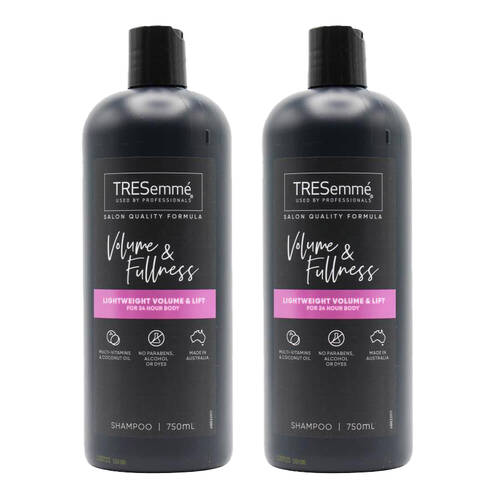 2PK Tresemme 750ml Volume & Fullness Shampoo Hair Care