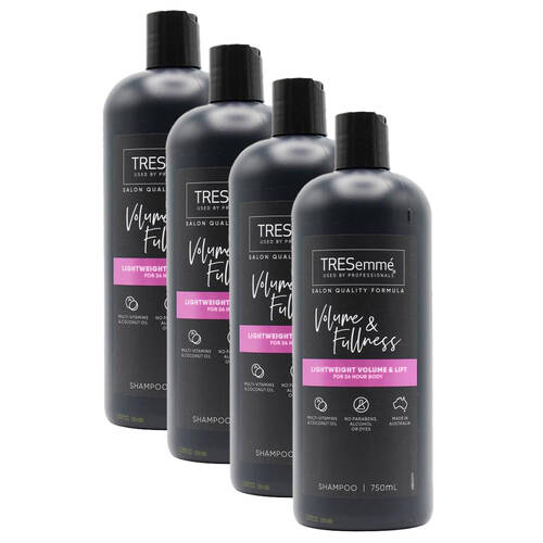 4PK Tresemme 750ml Volume & Fullness Shampoo Hair Care