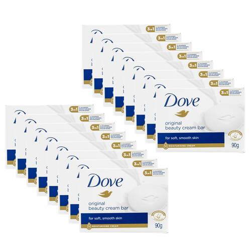 16PK Dove 90g Beauty Cream Original Soap Bar For Soft Smooth Skin Care
