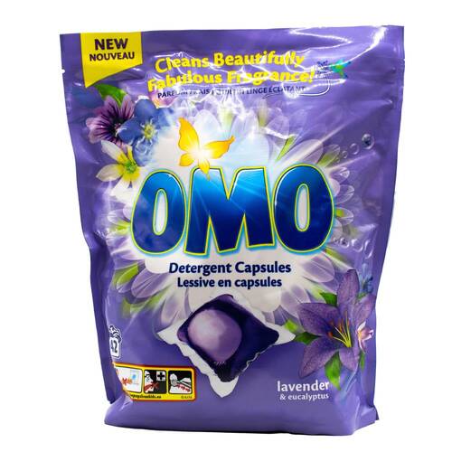 42pc Omo Detergent Laundry Capsules - Lavender & Eucalyptus