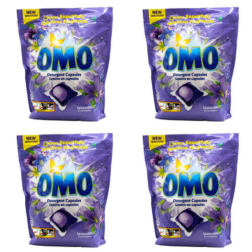 168pc Omo Detergent Laundry Capsules - Lavender & Eucalyptus