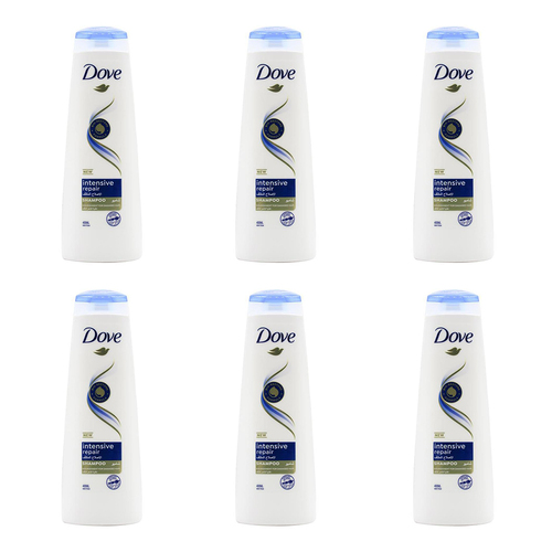 6PK Dove 400ml Intensive Repair Shampoo For Damaged Hair