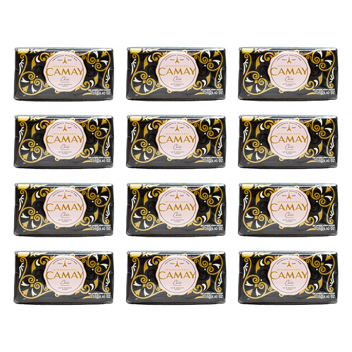 36pc Camay 125G Chic Hydrating Soap Bar Elegant Scent - Black