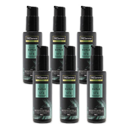6PK Tresemme Smooth Curls Hair Serum w/ Argan Oil Step No.4 100ml