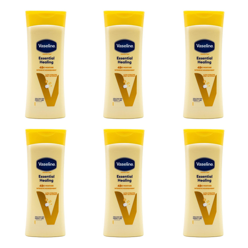 6PK Vaseline 400ml Intensive Care Body Lotion Essential Healing For Dry Skin