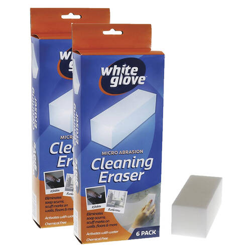 2PK White Glove Micro Abrasion Cleaning Eraser