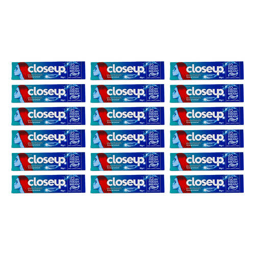 18PK Closeup Everfresh Fluoride Gel Toothpaste 90g - Menthol Paradise