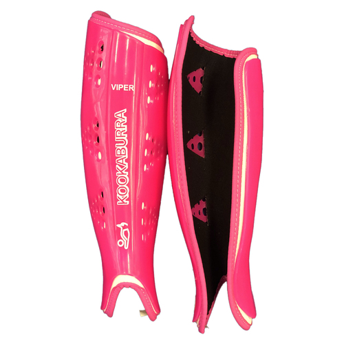 Kookaburra Viper Field Hockey Shinguards Pair Pink Size Small