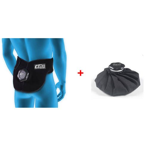 Ice20 Therapy Ice Compression Back/Hip w/ 11" Refillable Ice bag