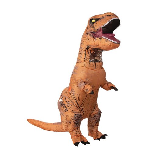 Rubies Jurassic Park T-Rex Inflatable Unisex Dress Up Dinosaur Costume - Size Plus