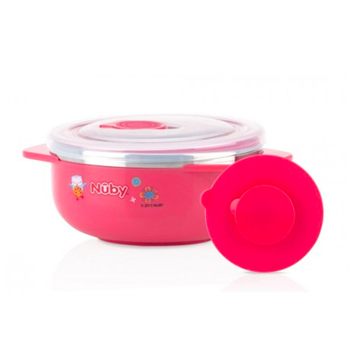 Nuby Baby/Kids Suction Bowl Stainless Steel - Assorted
