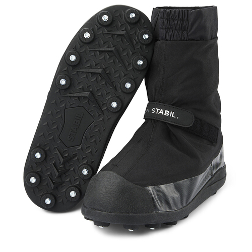 Stabil Overshoe Winter Boots Non-Slip Foot Protection Large - Black