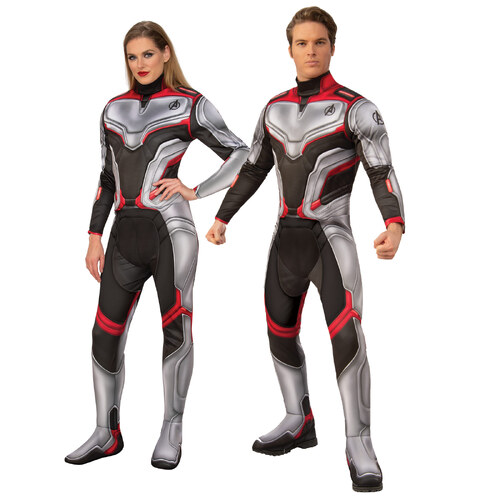 Marvel Avengers 4 Deluxe Team Suit Dress Up Costume- Size Standard