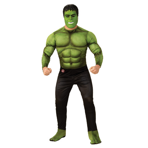 Marvel Hulk Deluxe Avengers 4 Dress Up Costume - Size XL