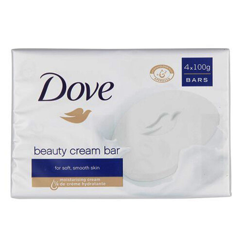 4PK Dove 100g Beauty Cream Soap Bars
