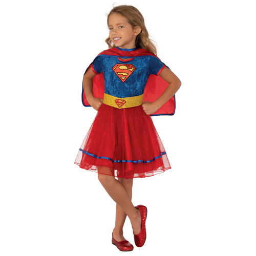 DC Comics Supergirl Deluxe Dress Up Costume - Size M