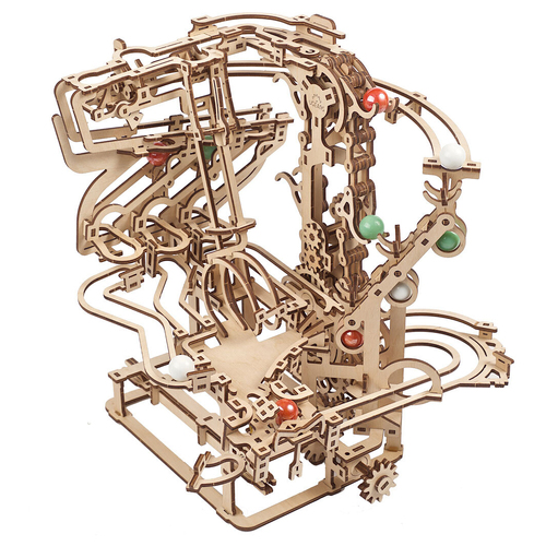 Ugears Marble Run Chain Hoist Mechanical Wooden 3D Puzzle 400pc