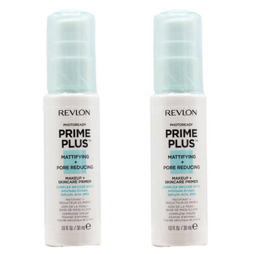 2PK Revlon Photoready Prime Plus Mattifying + Pore Reducing Primer 30ml 