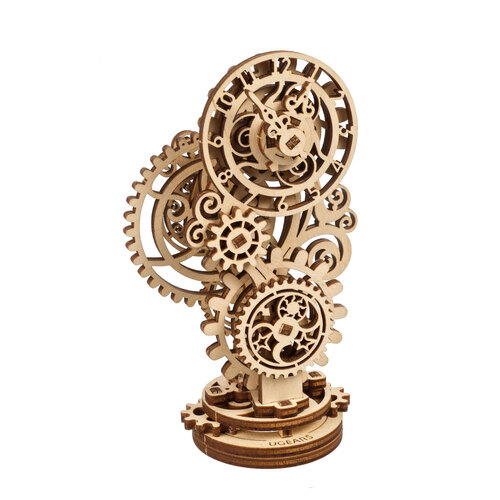 Ugears Steampunk Clock 2.0 Wooden Model 8x13cm
