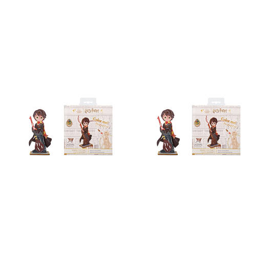 2PK Ugears Wooden Coloring Model 3D Puzzle 7.6x14.7cm - Harry Potter 6y+