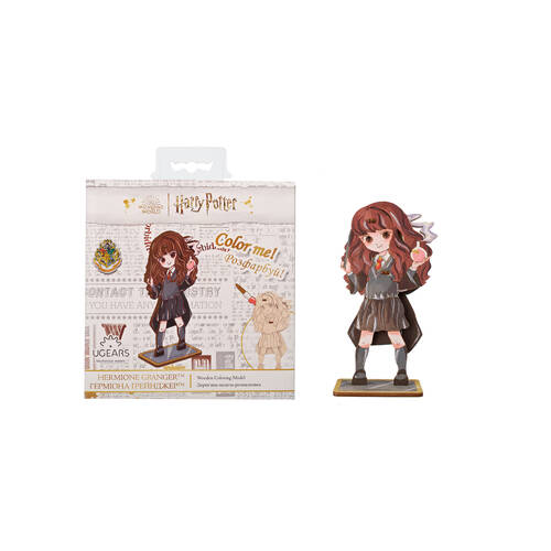 Ugears Wooden Coloring Model 3D Puzzle 7.4x13.8cm - Hermione Granger 6y+