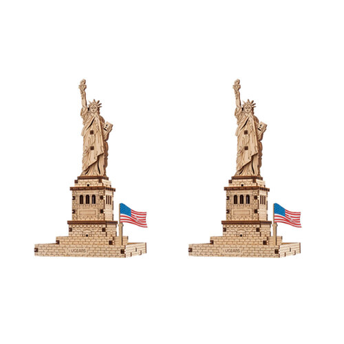 2PK Ugears Statue Of Liberty Wooden 3D Puzzle  Building Toy 14y+