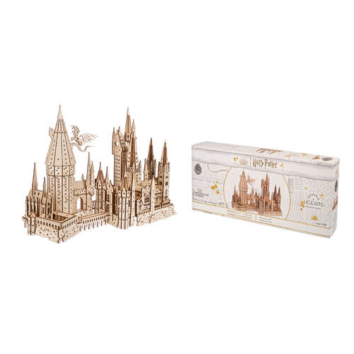 Ugears Hogwarts Castle 3D Wooden Puzzle 36.9x27.3cm 14y+