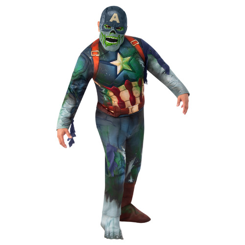 Marvel Captain America What If?  Zombie Deluxe - Size Standard