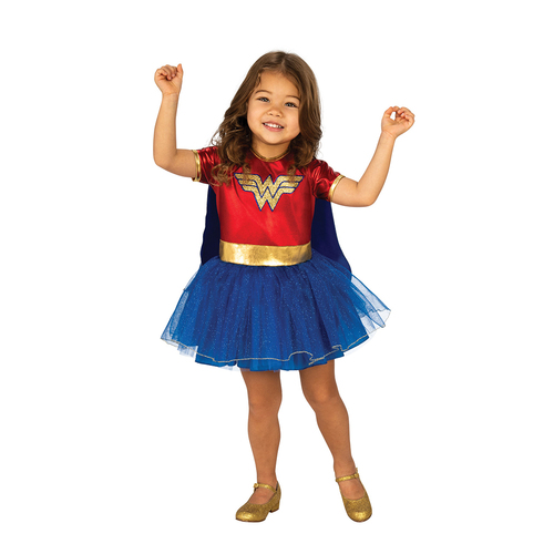 DC Comics Wonder Woman Superhero Dress Up Costume Size Toddler