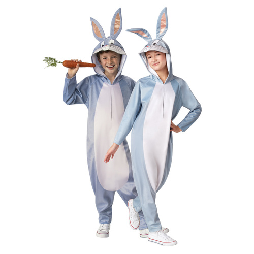 Bugs Bunny Kids Unisex Jumpsuit Dress Up Costume - Size M-L