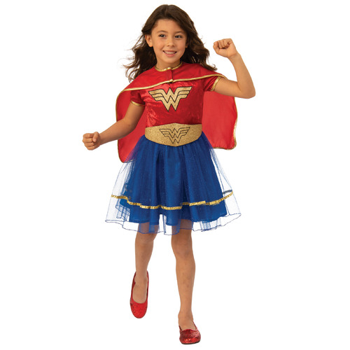 DC Comics Girls Wonder Woman Deluxe Tutu Costume - Size S