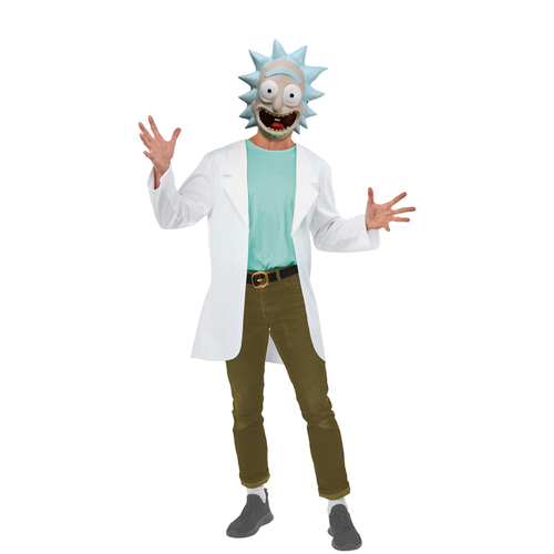 Rick & Morty Rick & Morty Rick Adult Costume Party Dress-Up - Size L