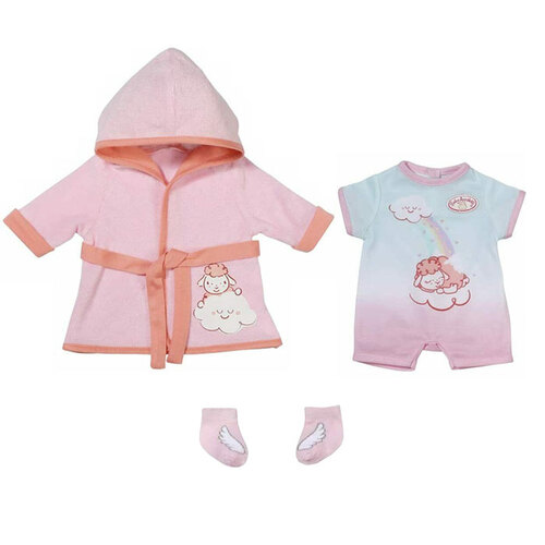 3pc Baby Annabell Deluxe Bathtime Clothes For Toy Doll Kids 3y+