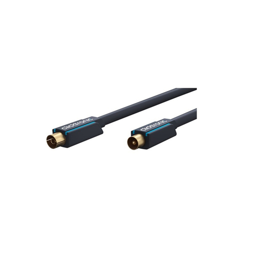 Clicktronic 1m Coaxial Male to Female For Antenna Connector Cable