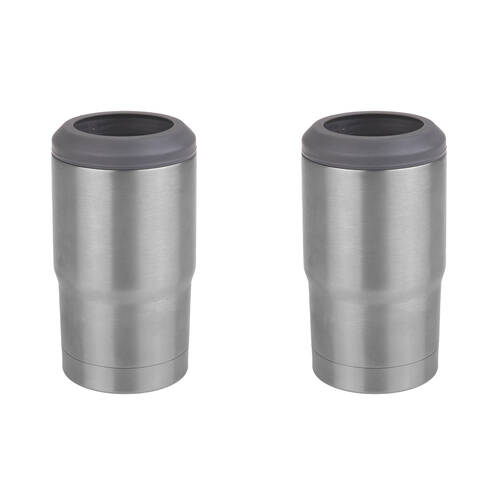 2PK Bartender Stainless Steel Vacuum Insulated Ultimate Beer Cooler Silver