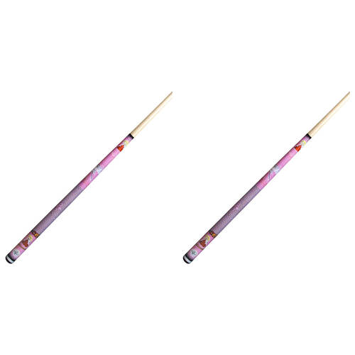 2PK Formula Sports Rumpus Kids 48 Inch Wooden Cue Stick - Princess