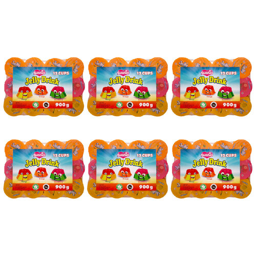 72pc Sweeties Fruity Flavour Jelly Drink Treats 900g