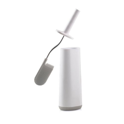 Joseph Joseph Flex Smart Toilet Brush & Stand - Grey/White