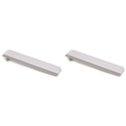 2PK Joseph Joseph EasyStore Compact Shower Squeegee w/ Hanging Hook - Grey/White