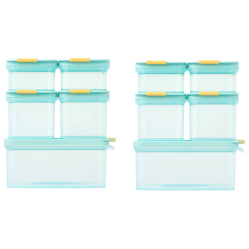 2PK 6pc LocknLock Freezer Fit Airtight Lock Food Storage Container Starter Set