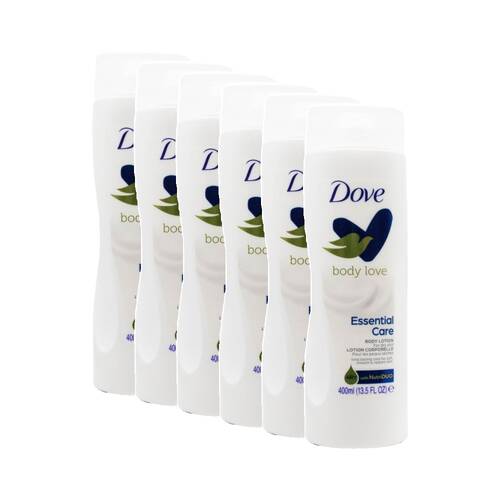 6PK Dove Body Love Essential Care Lotion for Dry Skin w/NutriDuo Skincare 400ml