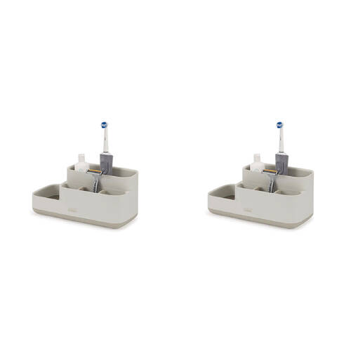 2PK Joseph & Joseph EasyStore 25cm Bathroom Caddy - Ecru