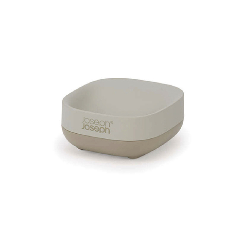 Joseph & Joseph 8cm Slim Compact Soap Dish Square - Ecru