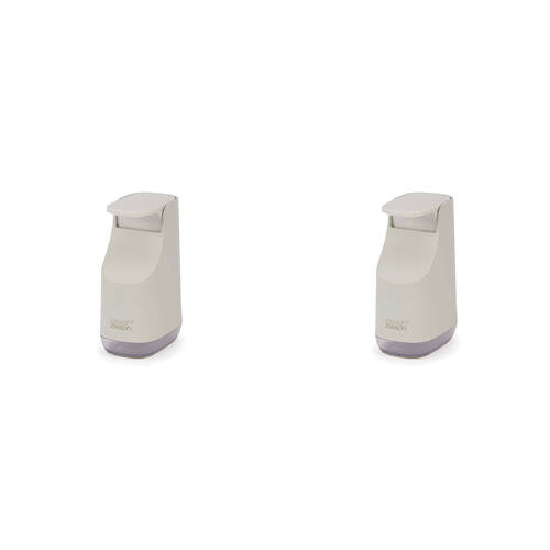 2PK Joseph & Joseph 350ml/14cm Slim Compact Soap Pump - Ecru