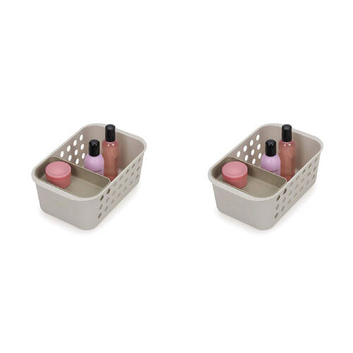 2PK Joseph & Joseph EasyStore 28cm Storage Basket Small - Ecru