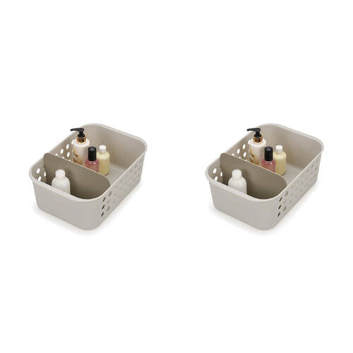 2PK Joseph & Joseph EasyStore 35cm Storage Basket Large - Ecru