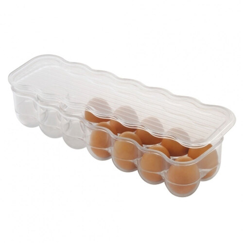 iDesign Fridge Egg Container 36.8 x 10.8 x 7.62cm Clear