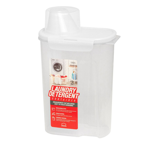 Lock & Lock 2L Laundry Detergent Airtight Container w/ Pouring Spout - Clear
