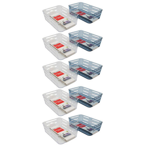 10PK Boxsweden 20x13.5cm Bathroom Basket - Assorted