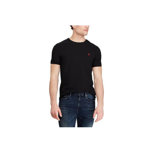 Polo Ralph Lauren Men's Size L Custom Slim Fit Short Sleeve-T-Shirt Black